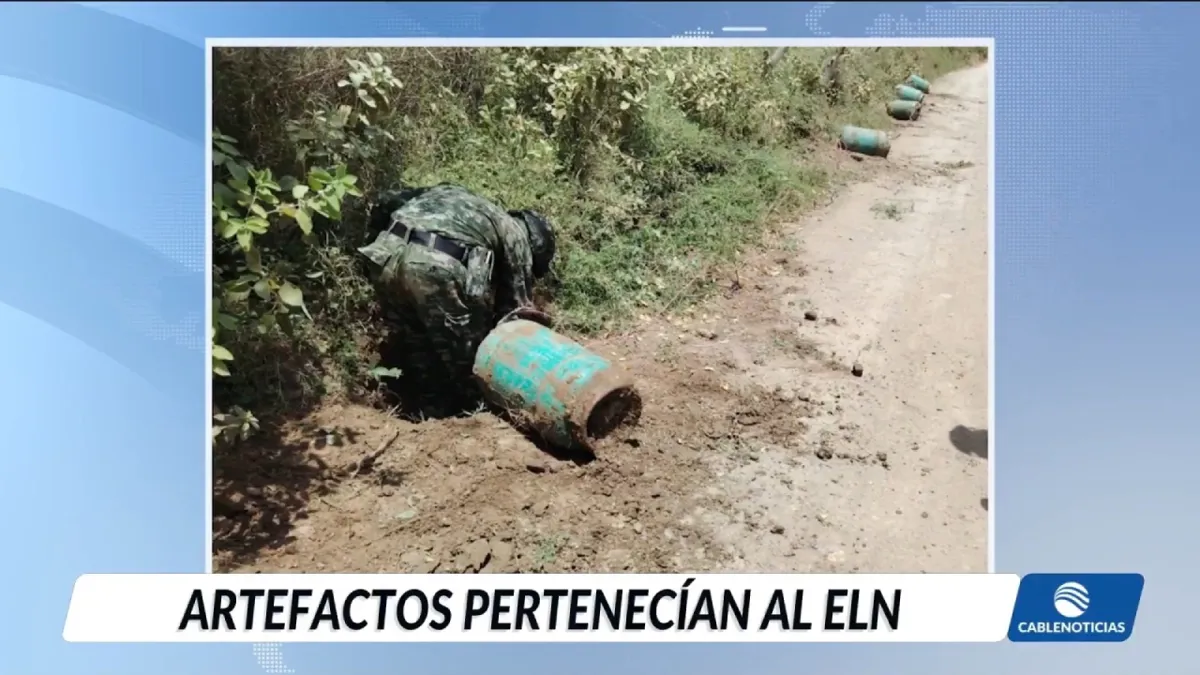 Ejército neutralizó campo minado con 150 kilos de explosivos en el Cauca atribuido al ELN