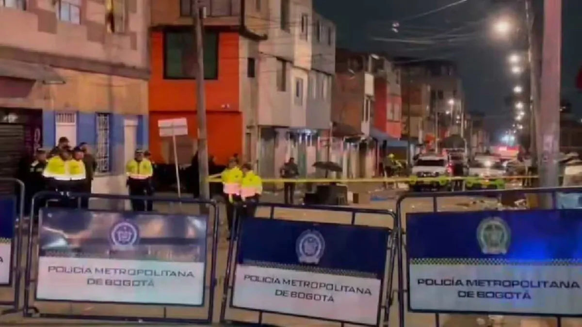 Explosión de granada en Bogotá deja un muerto y siete heridos