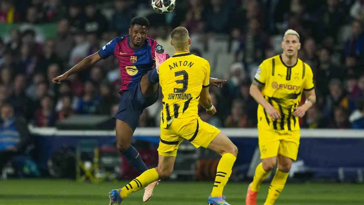 El Barcelona golea al Dortmund y tiene pie y medio en semifinales de Champions