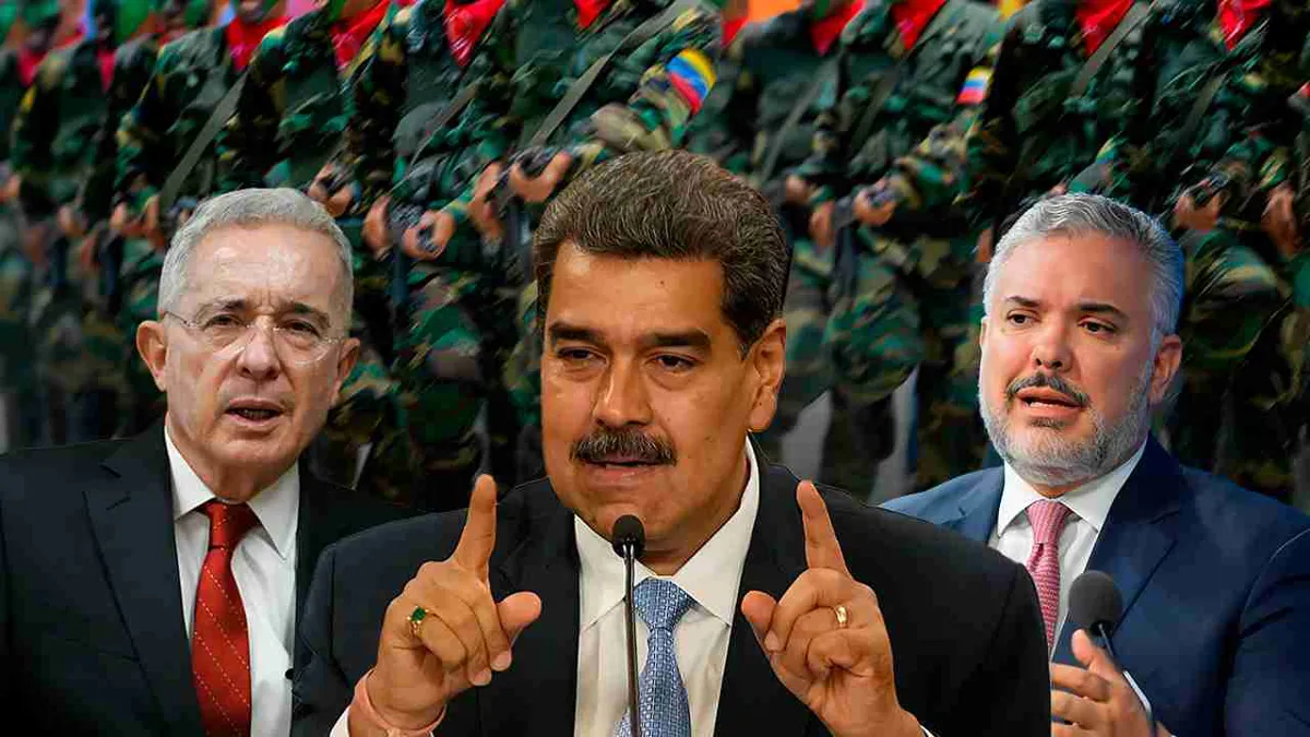 Maduro ordena aceitar “los fusiles” ante “amenazas” de Uribe y Duque