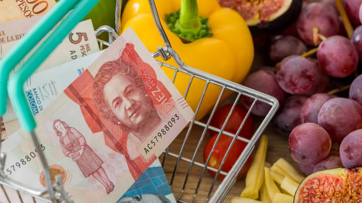 Inflación cede en Colombia y se ubica en 6,12 % en agosto