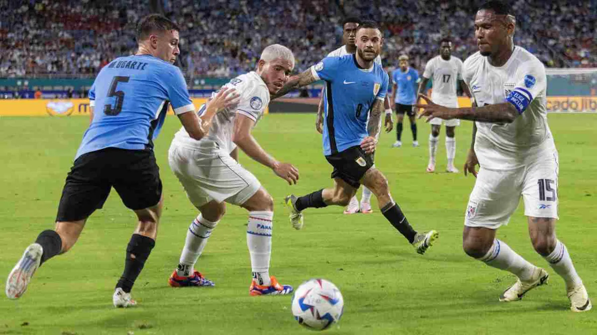 Uruguay venció 3-1 a Panamá en su estreno en la Copa América 2024