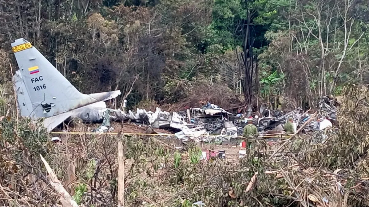 Aumenta la cifra de muertos en el accidente de avión militar en el Putumayo
