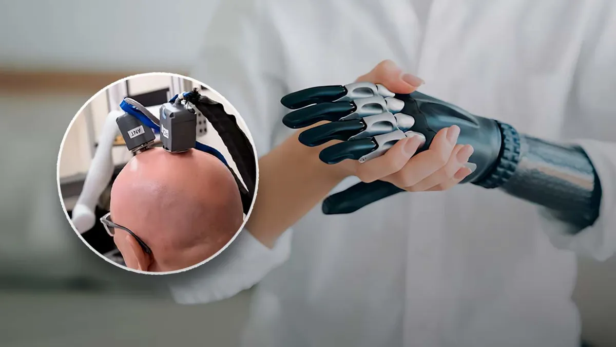 Una mano biónica y estimulación cerebral logran el tacto artificial más ‘real’ hasta ahora