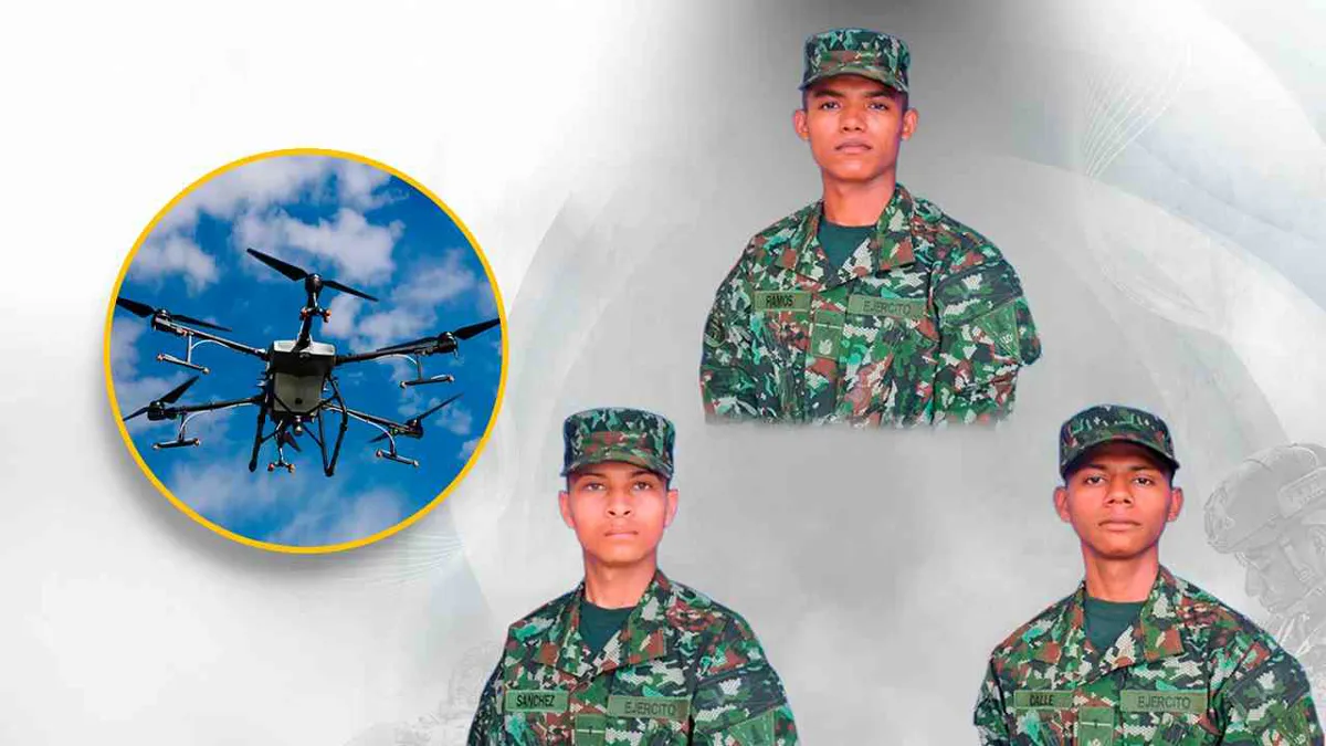 Tres militares mueren y ocho más resultan heridos en un ataque con drones en Norte de Santander