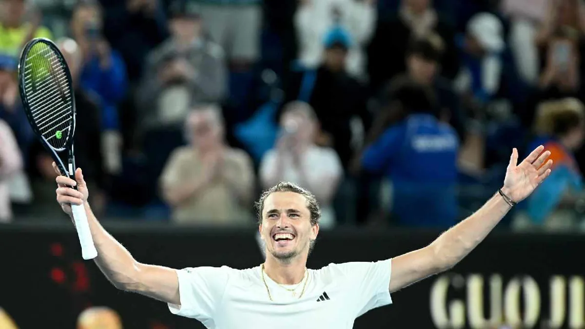 Zverev superó a Alcaraz en los cuartos de final de Australia