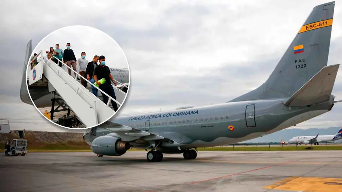 Gobierno reanuda vuelos de repatriación de EE.UU. a pocos días de reunión de Petro y Trump