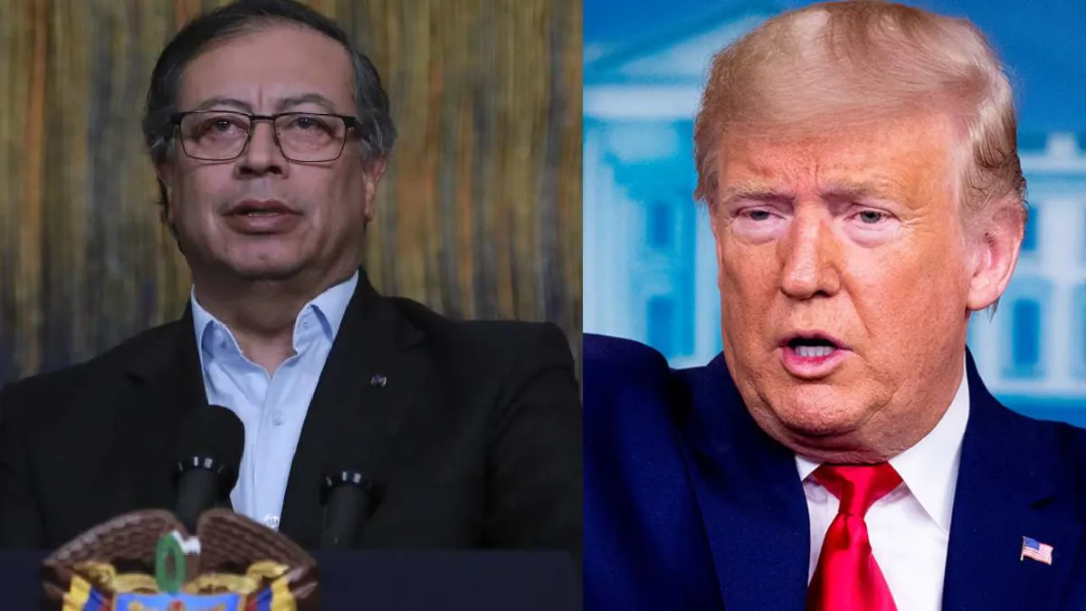 Presidente Trump dice que Petro es un “matón” y un “mal tipo”