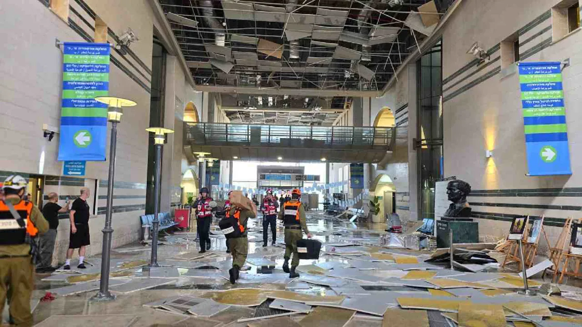 Un misil iraní impacta contra un hospital en Israel