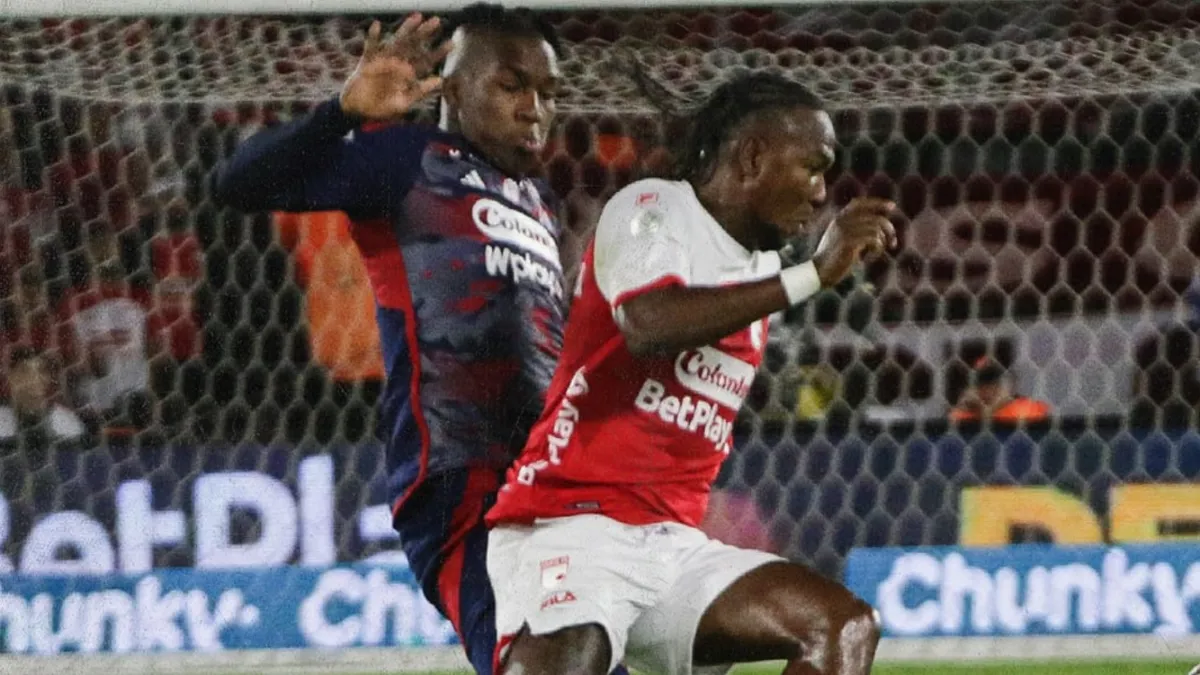 Santa Fe y Medellín no se hacen daño en el partido de ida de la final de la liga