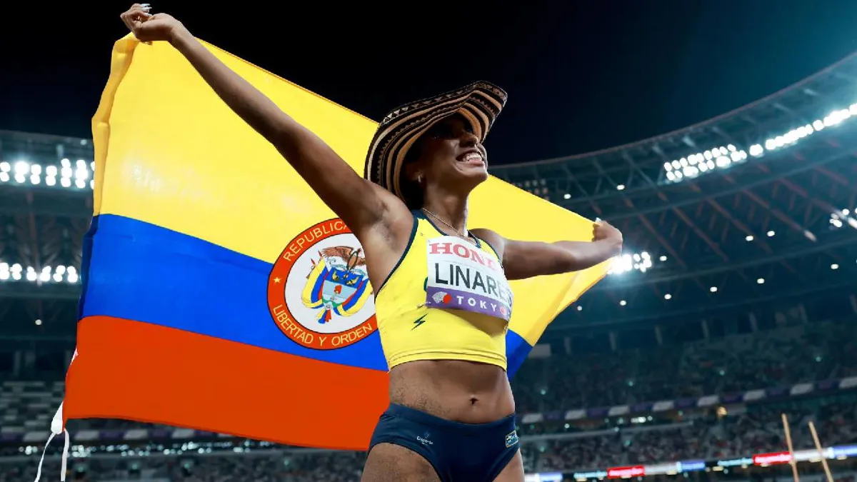 Natalia Linares salta al bronce en el Mundial de atletismo de Tokio