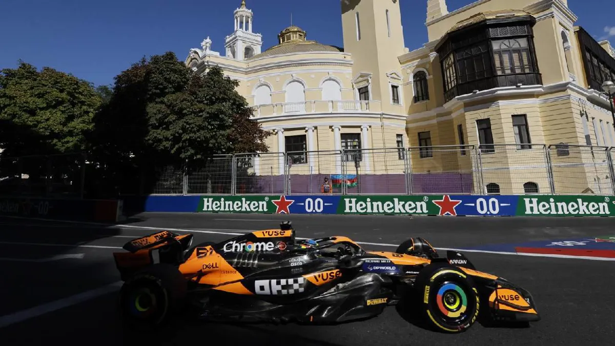 F1: Piastri gana en Baku y McLaren le arrebata el liderato a Red Bull