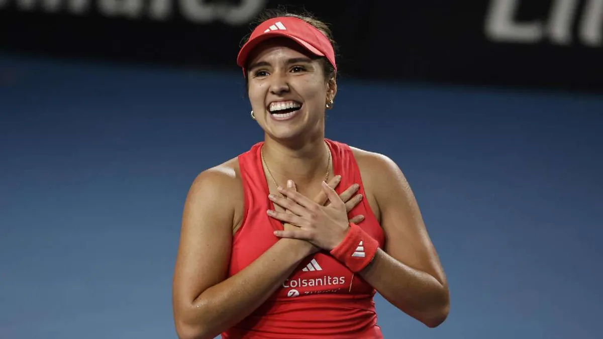 Camila Osorio logra su primera victoria en el Abierto de Australia