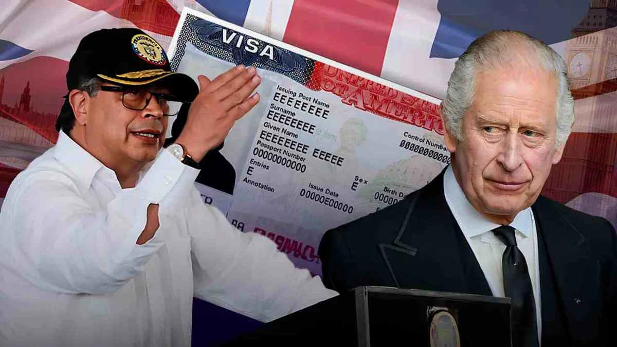 Petro arremete contra el Gobierno británico por exigir visa a colombianos