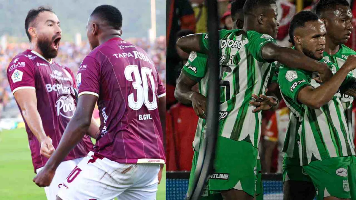 Nacional y Tolima se citan nuevamente en una final del fútbol colombiano