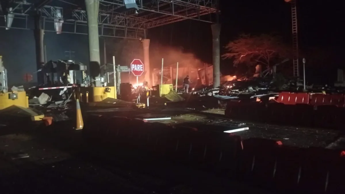 Dos personas muertas en ataque con explosivos contra un peaje en La Guajira