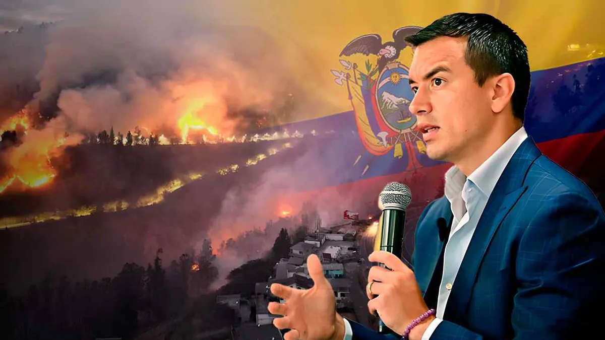 Ecuador evalúa declarar emergencia nacional por ola de incendios forestales
