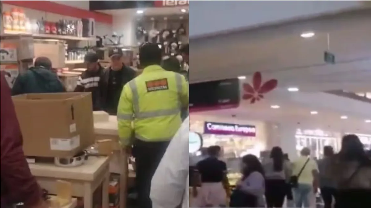 Feminicidio en una tienda del centro comercial Santafé en Bogotá
