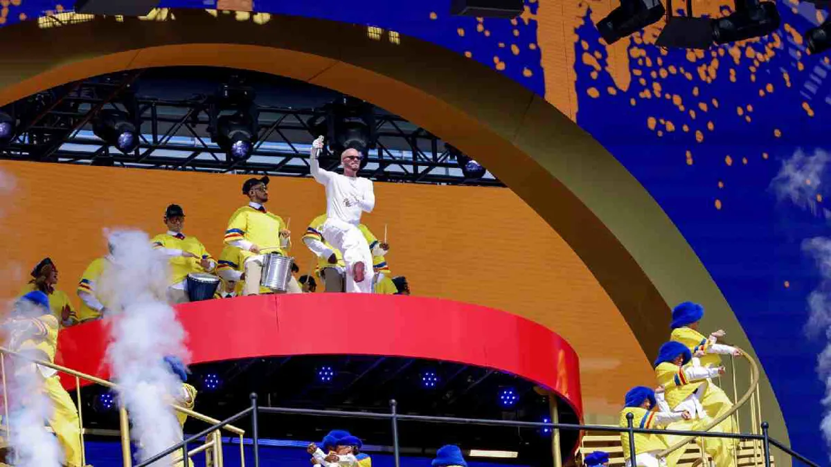 J Balvin brilló en el show de medio tiempo de la final del Mundial de Clubes