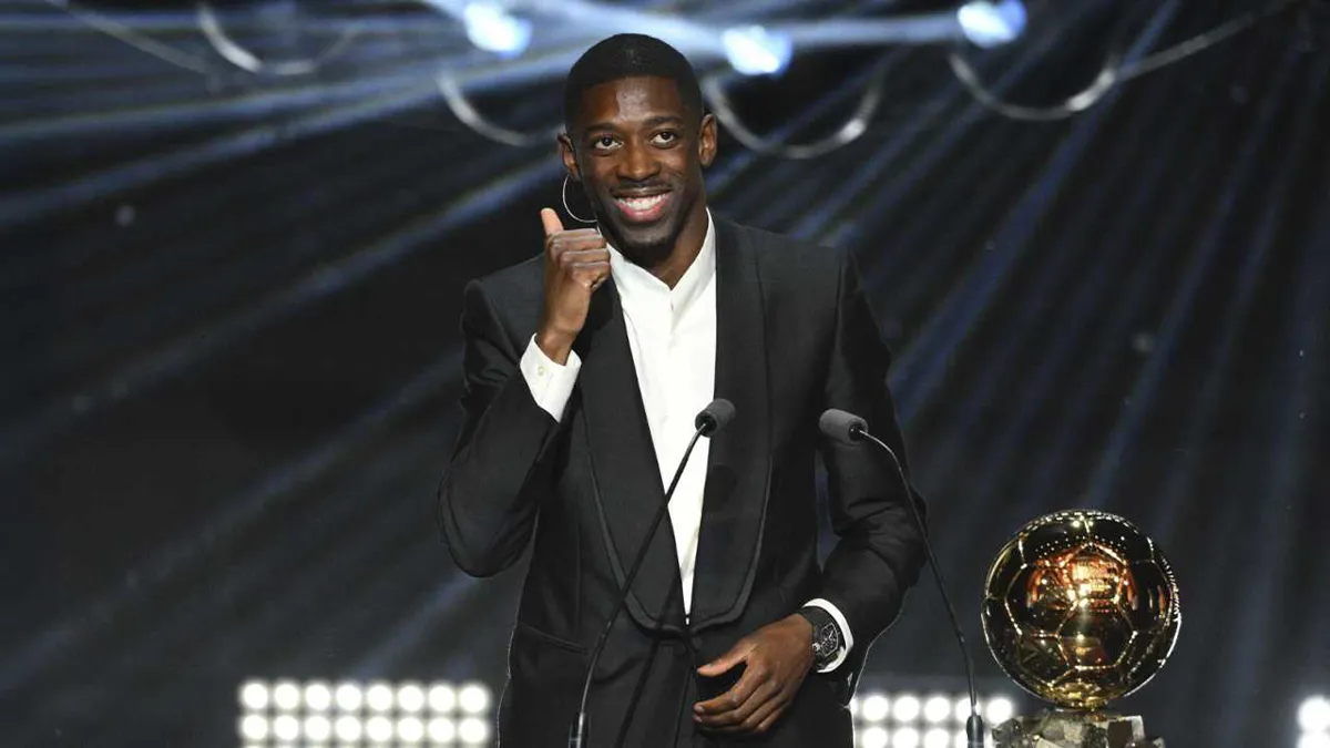 Ousmane Dembele, ganador del Balón de Oro 2025