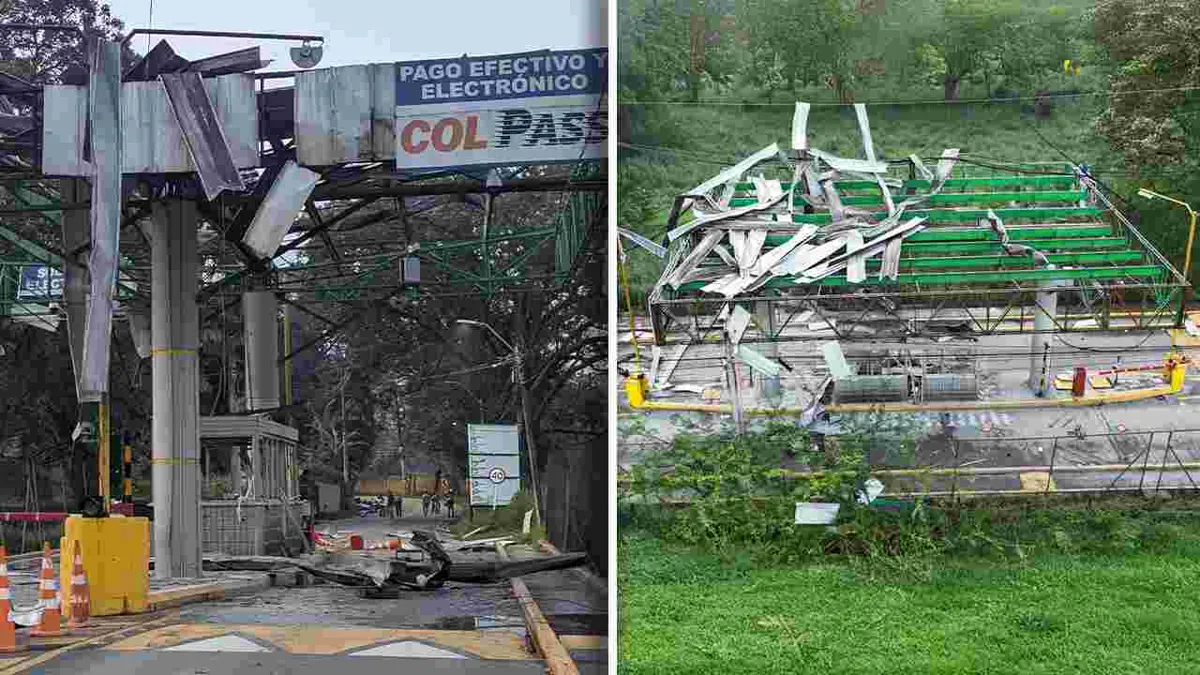 Ataque con explosivos atribuido al Eln destruye un peaje en Antioquia