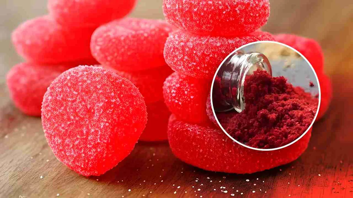 Prohíben el uso alimenticio del colorante rojo presente en bebidas y dulces