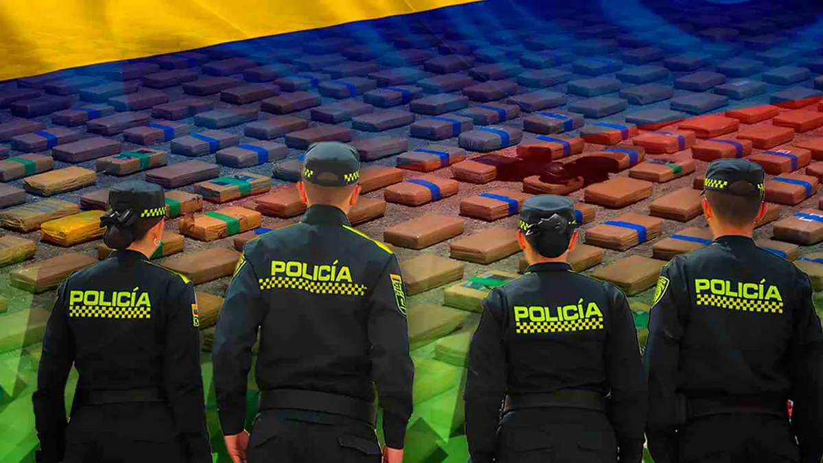 Colombia incautó más de 848 toneladas de cocaína en 2024, un 14 % más que el año anterior