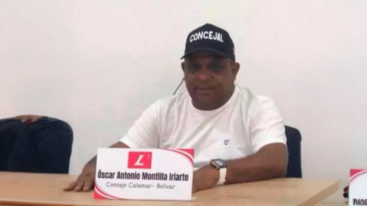 Asesinan en el Atlántico a concejal de Calamar, Óscar Montilla