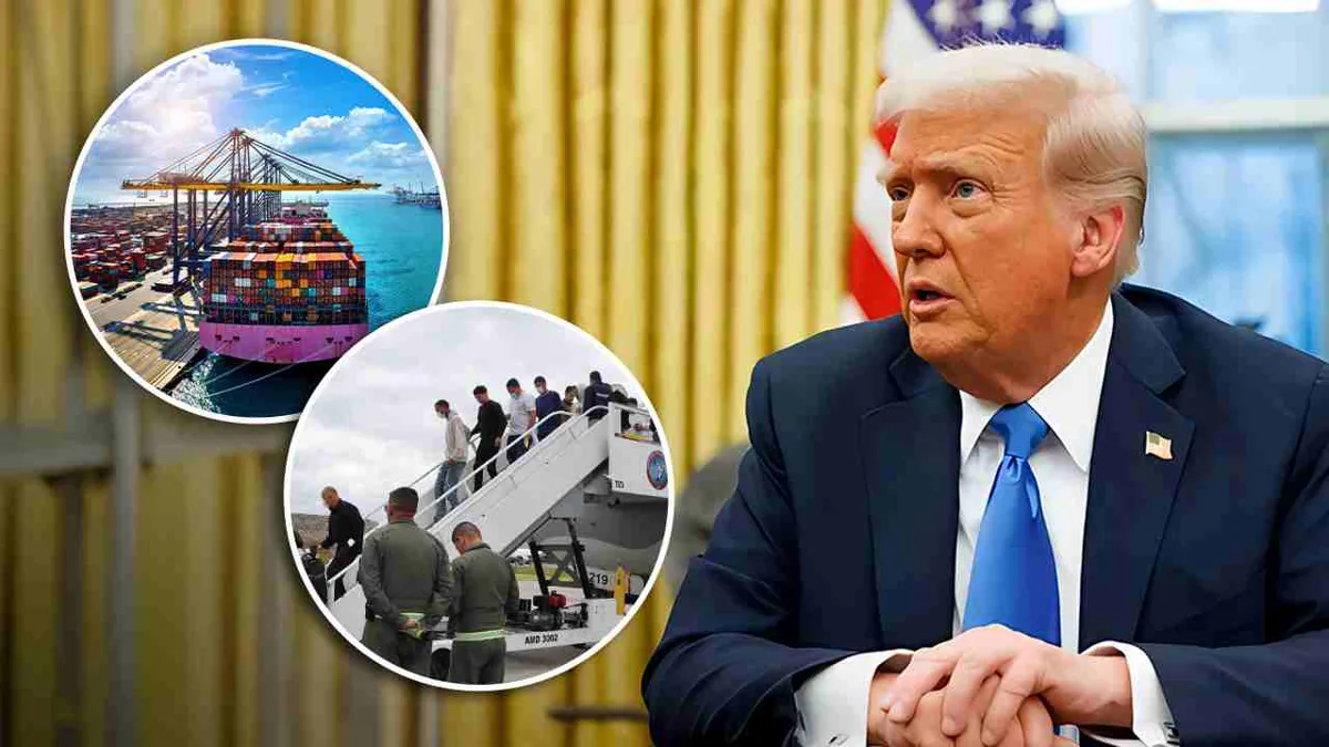 Aranceles, órdenes presidenciales y deportaciones marcan el primer mes de Trump