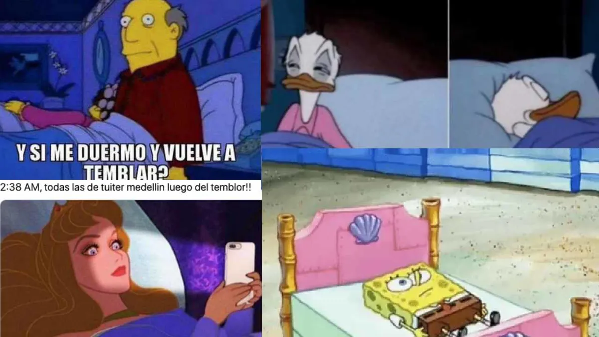 Los memes que dejó el temblor que despertó a Medellín en la madrugada