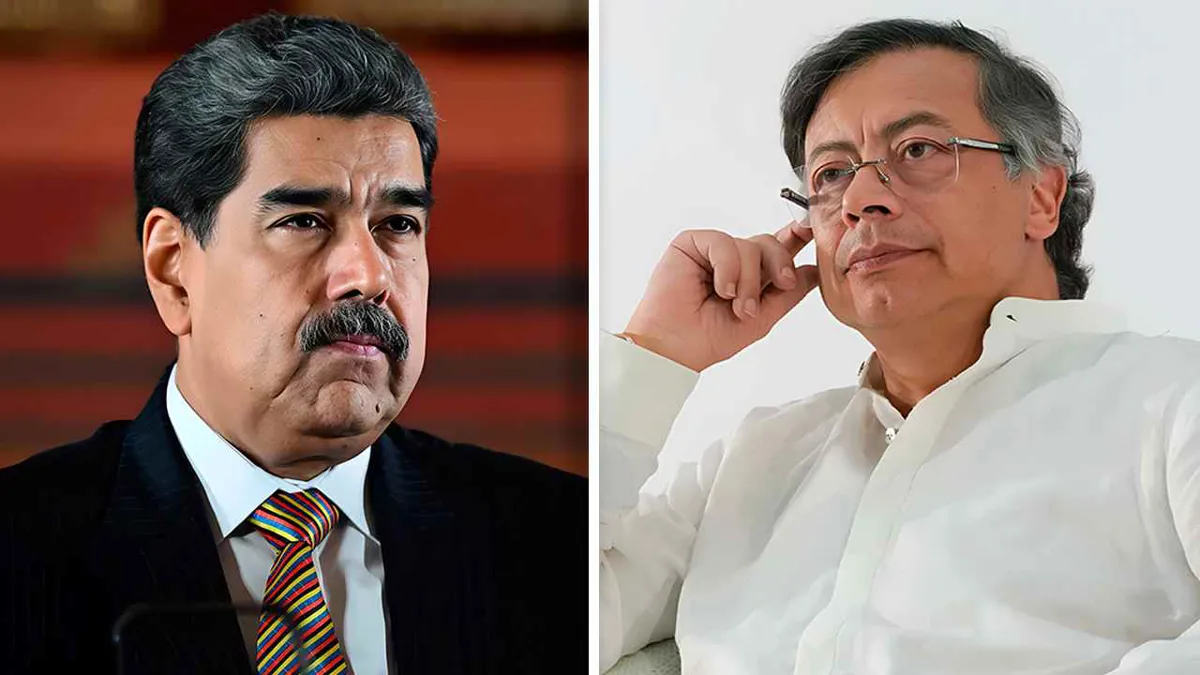 Maduro agradece a Petro por ordenar un despliegue militar en la frontera