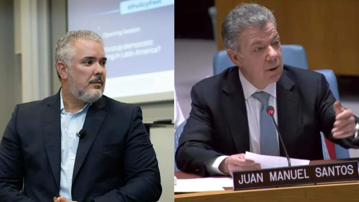 Duque desmiente a Santos en polémica sobre supuesta inmunidad para Uribe en EEUU