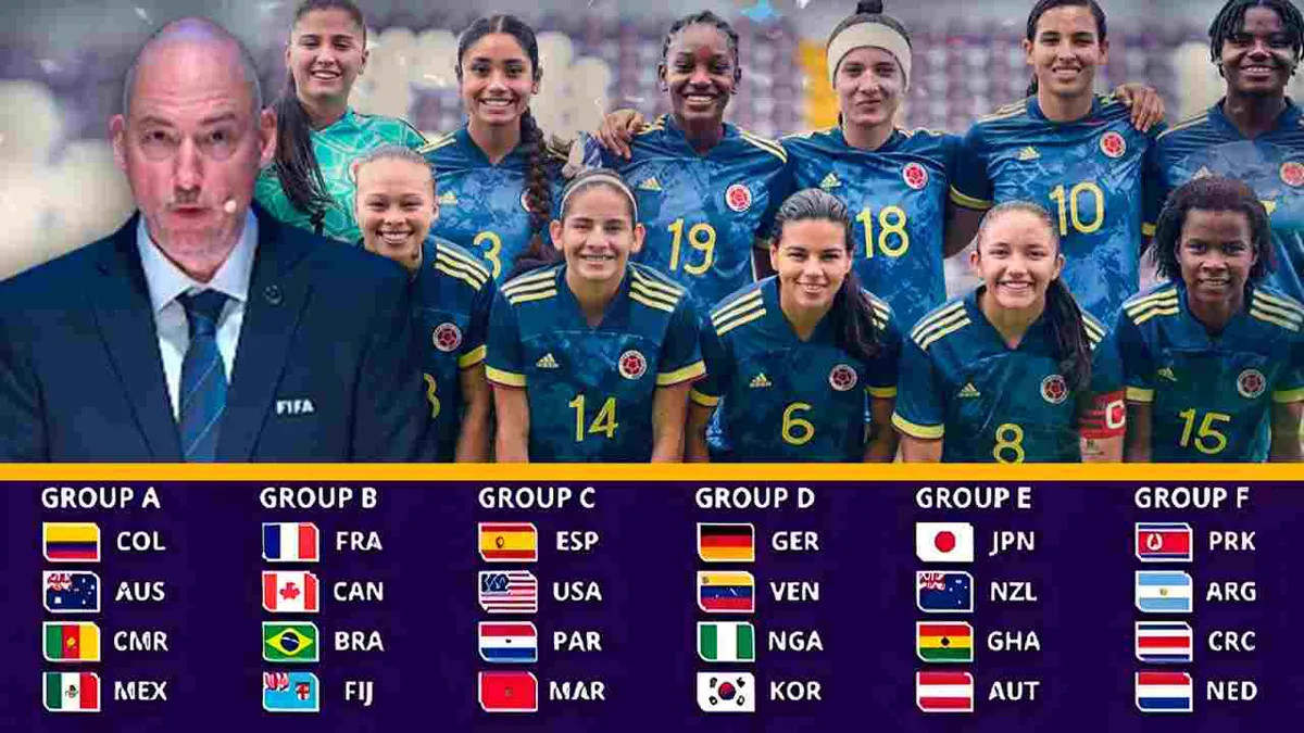 Definidos los rivales de la Selección Colombia en el Mundial Femenino Sub-20