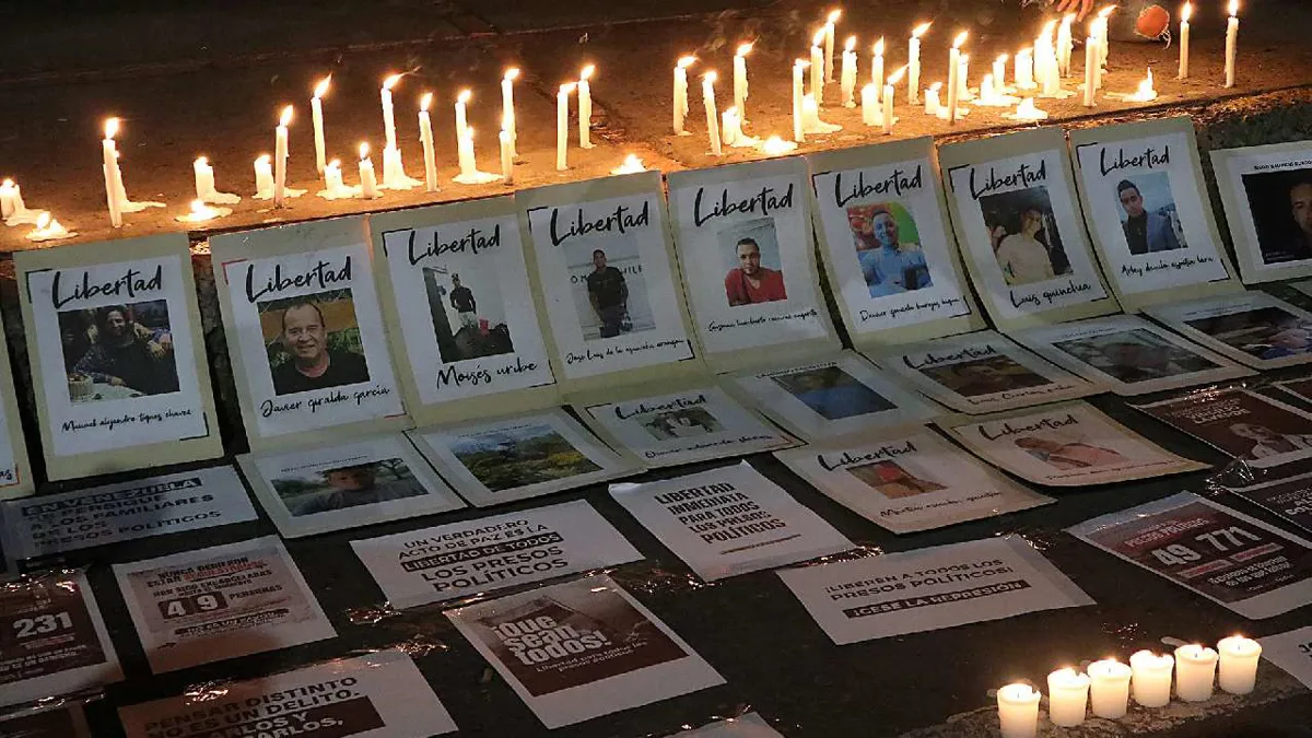 Con vigilia en la frontera, colombianos claman por la liberación de presos en Venezuela