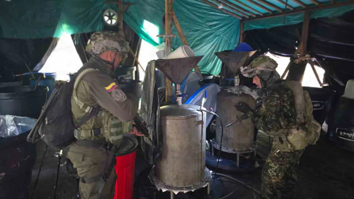 Incautan más de 2,8 toneladas de cocaína de la Segunda Marquetalia en Nariño