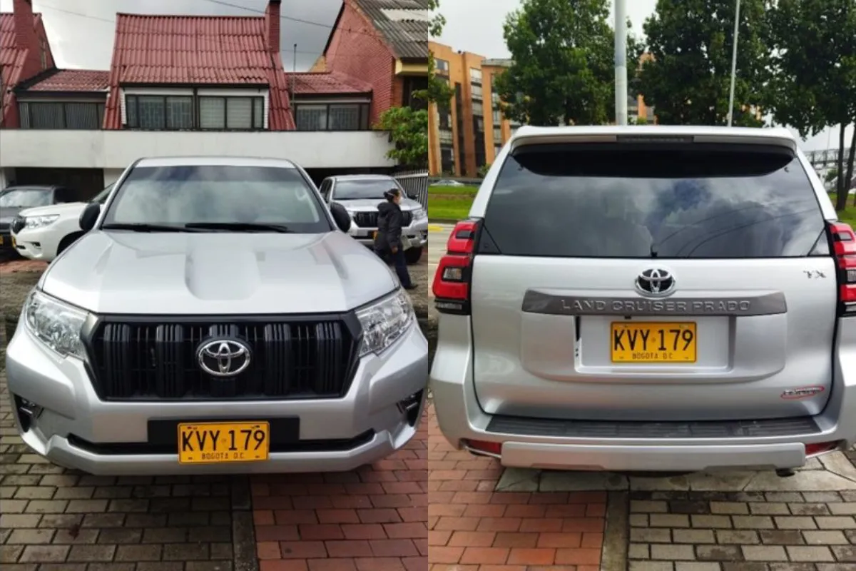 Roban 16 camionetas blindadas de la UNP en patio de Bogotá, algunas han sido recuperadas