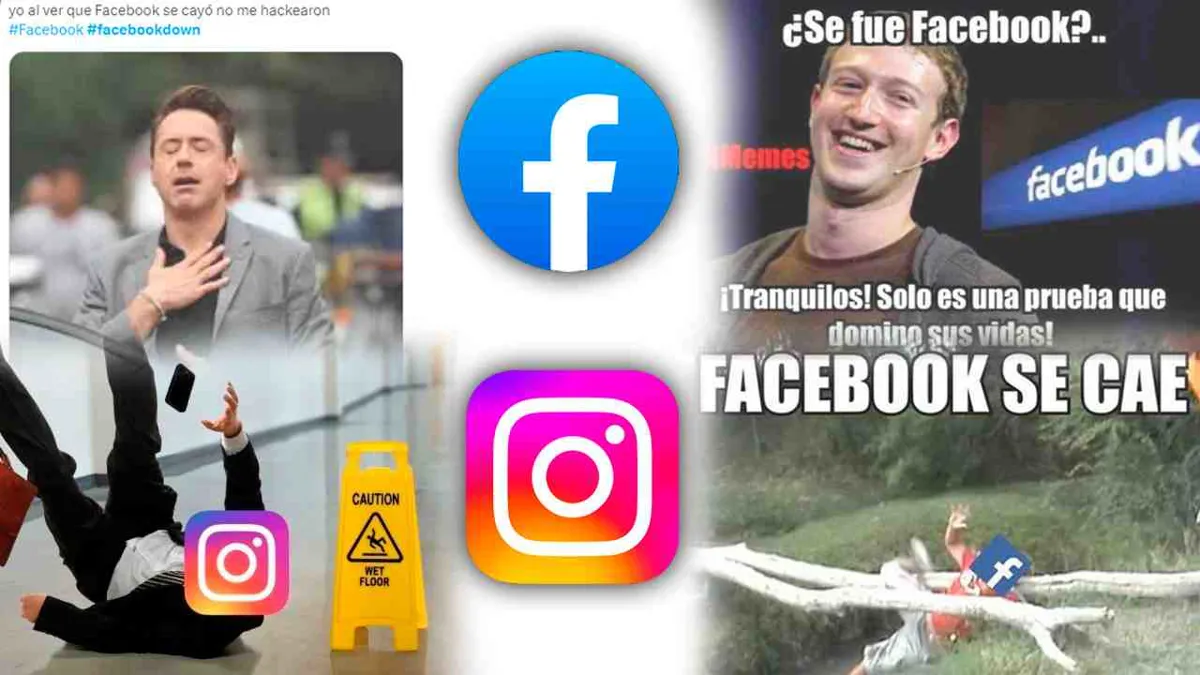 Los mejores memes que deja la caída de Facebook e Instagram