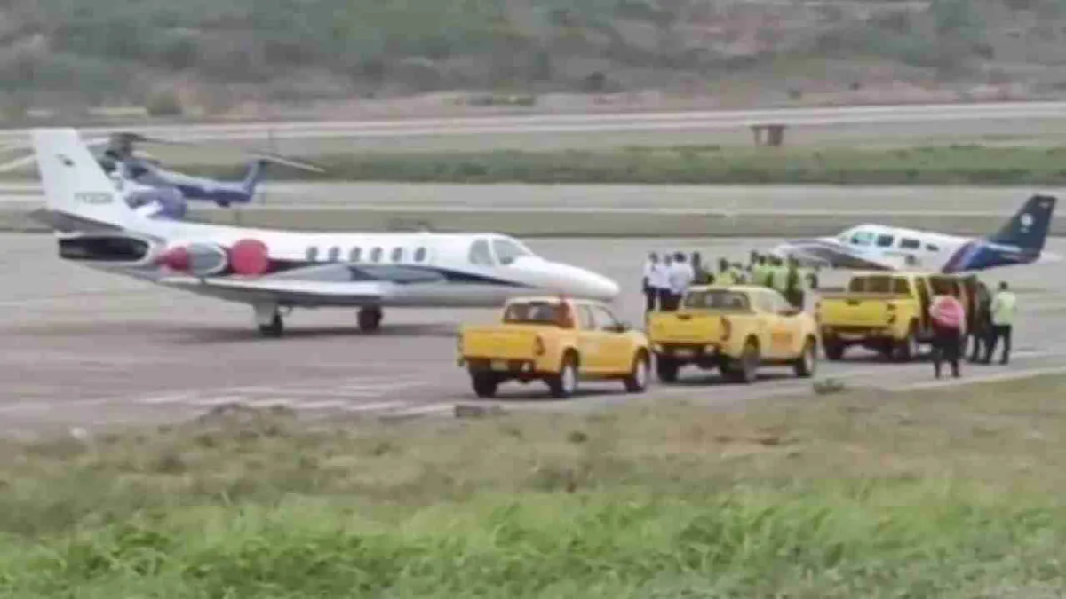 Un avión oficial venezolano aterriza de emergencia en Cúcuta