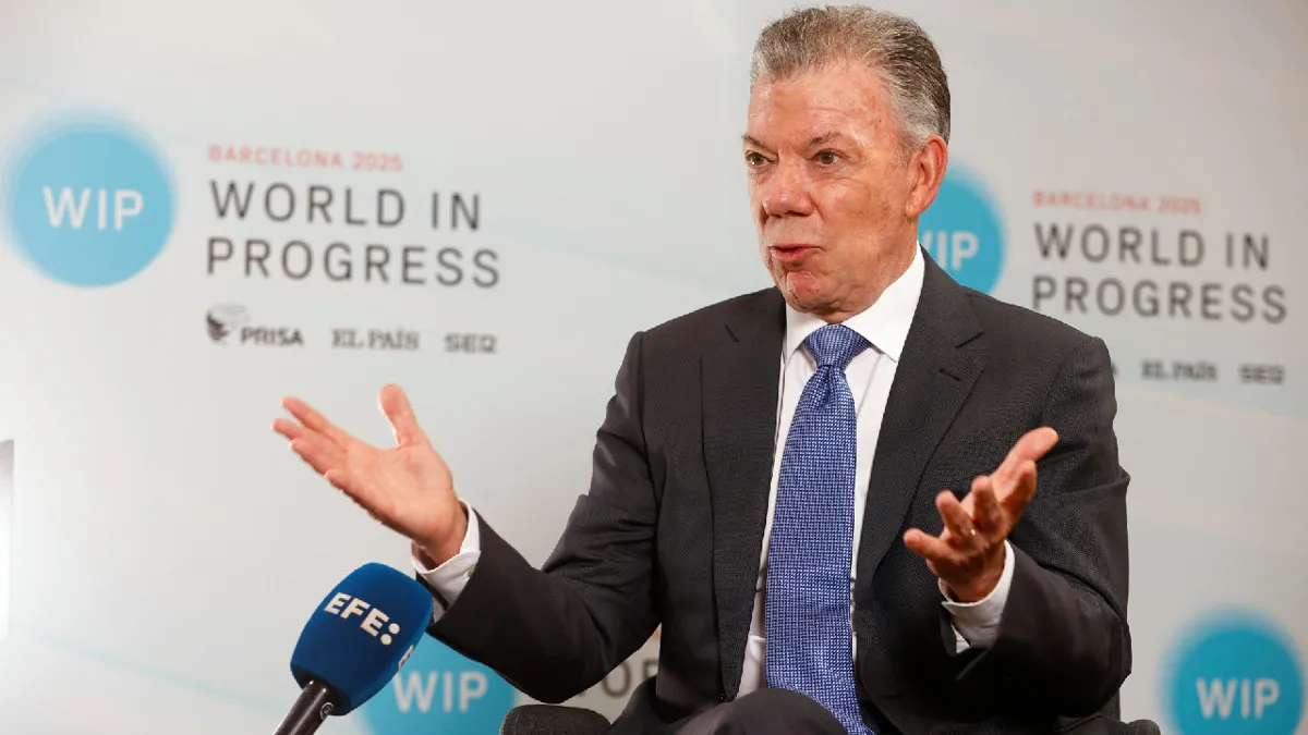 Juan Manuel Santos: En el conflicto entre EEUU y Colombia gana el crimen organizado