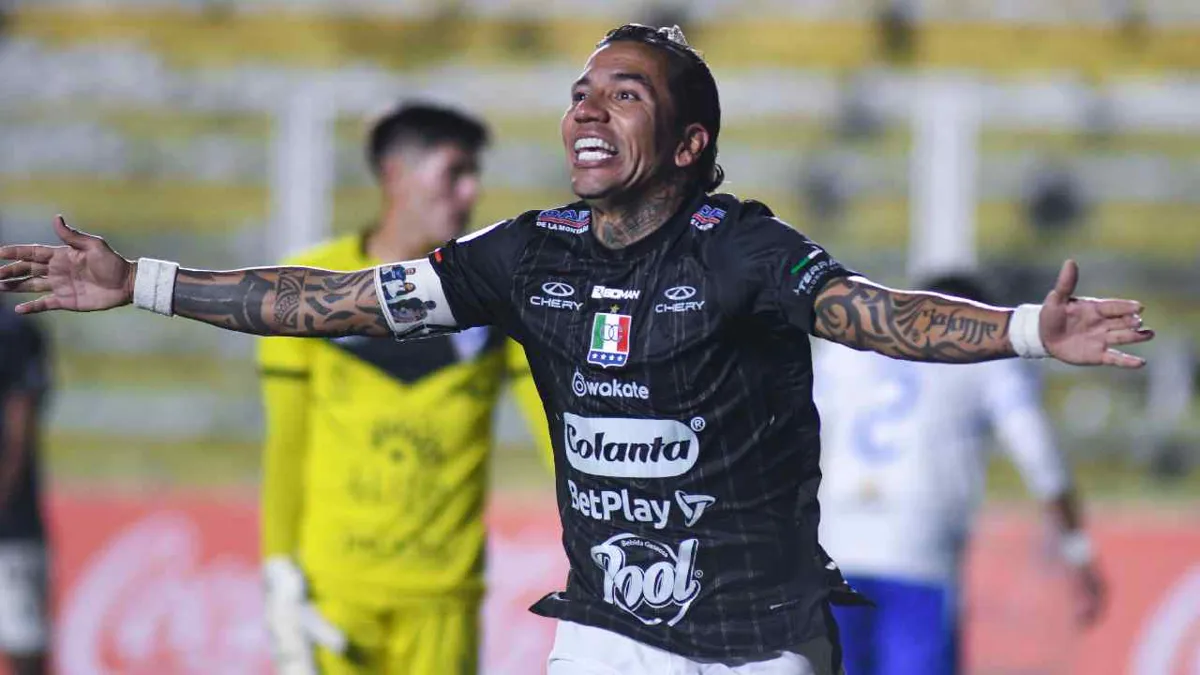 Dayro Moreno brilla con triplete y Once Caldas aprieta a Fluminense