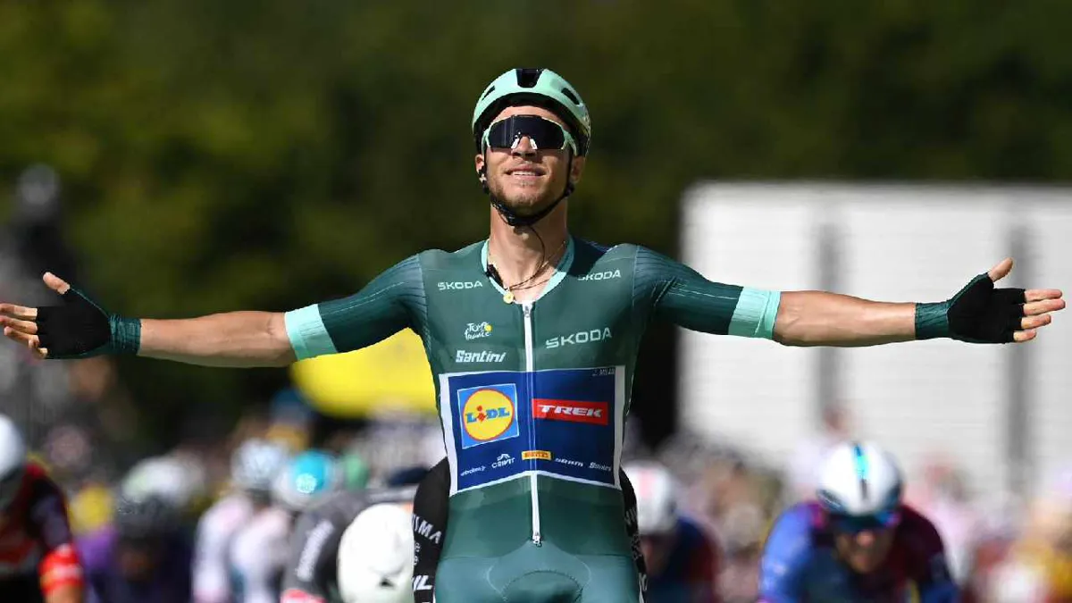 El ‘esprinter’ italiano Milan estrena su palmarés en el Tour de Francia