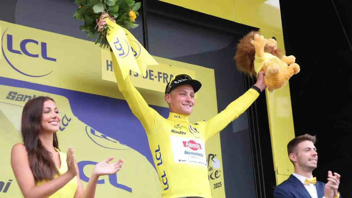 Van der Poel bate a Pogacar y es nuevo líder del Tour de Francia