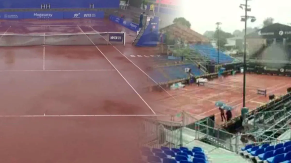 Suspenden por lluvia la primera jornada del Torneo WTA de Bogotá