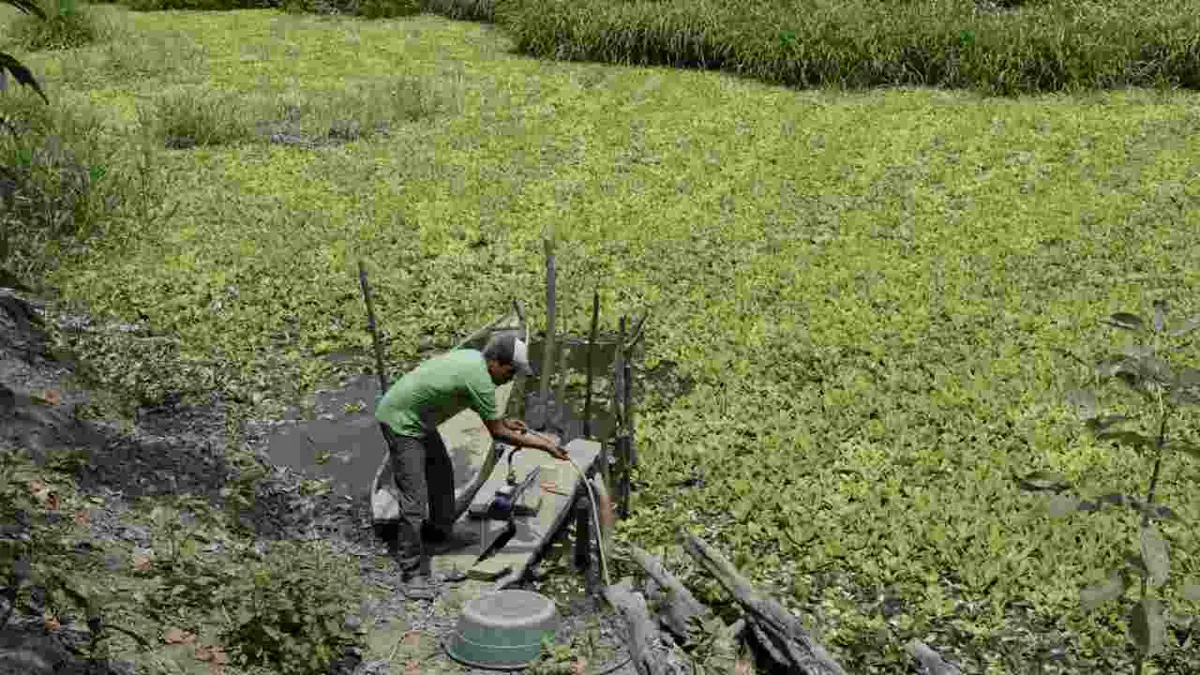 Sequía en la cuenca del río Magdalena deja sin agua a pueblos en Guataca, Bolívar