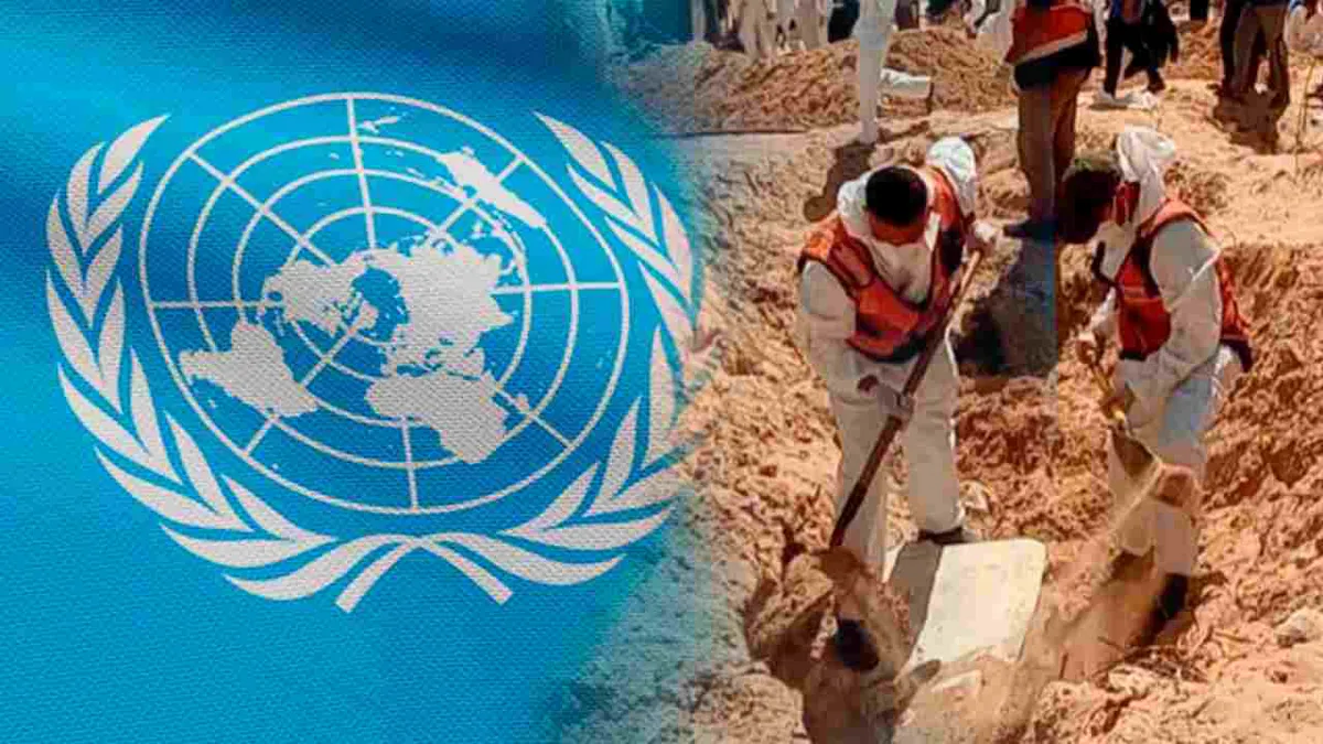 ONU pide investigación efectiva sobre fosas comunes encontradas en hospitales de Gaza