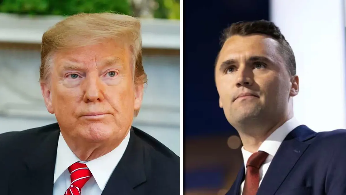 Trump asegura que detuvieron al presunto asesino de Charlie Kirk