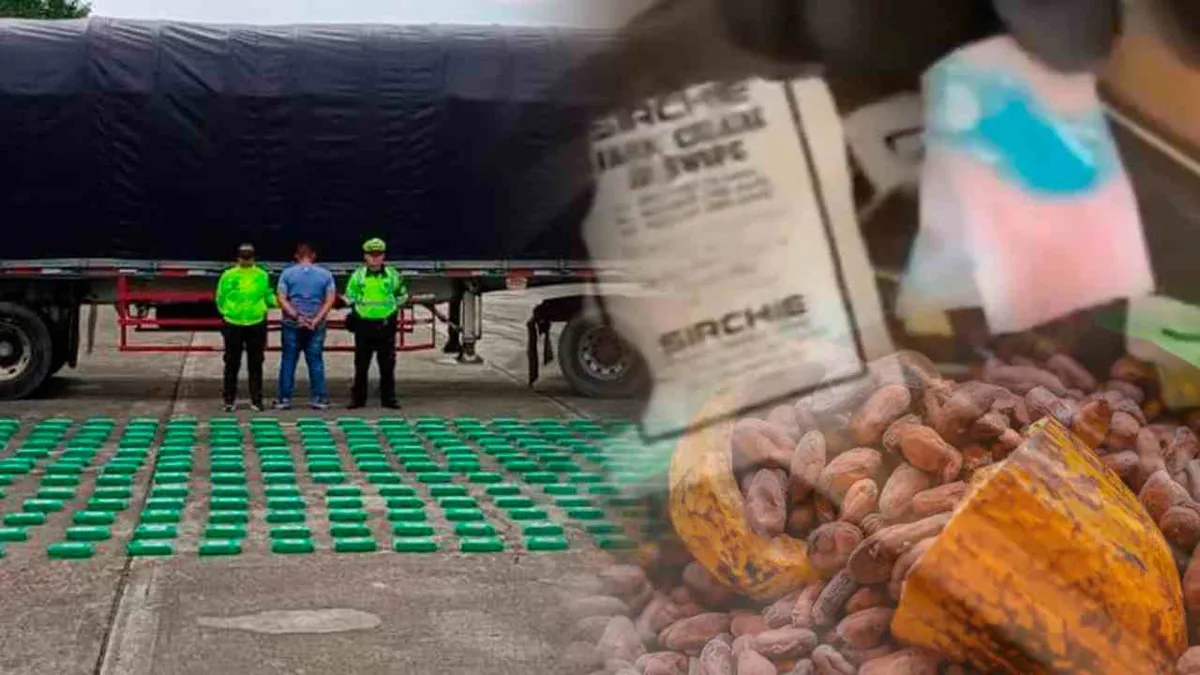 Incautan dos toneladas de cocaína en cargamento de cacao