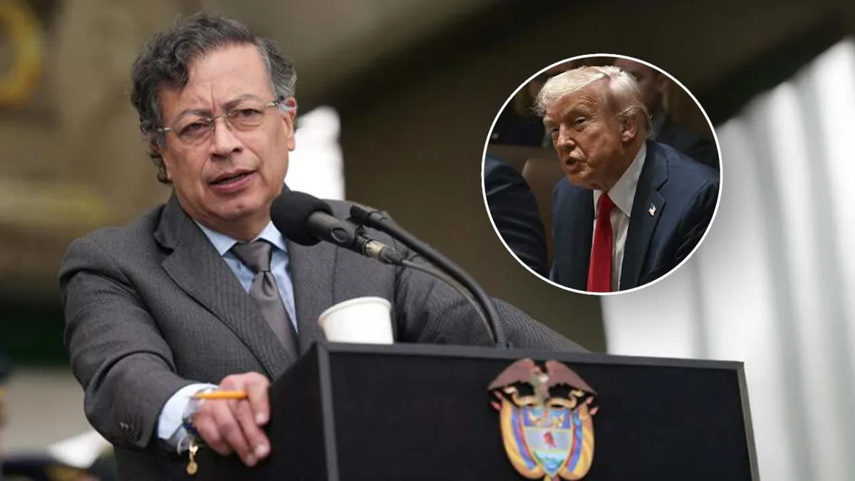 Trump llama a Petro “líder del narcotráfico” y anuncia fin de ayuda financiera a Colombia