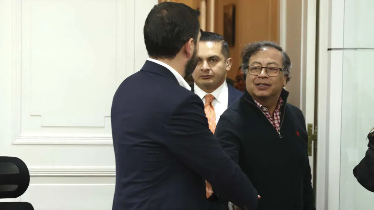 Petro se reunió por primera vez con Galán tras su investidura como alcalde de Bogotá