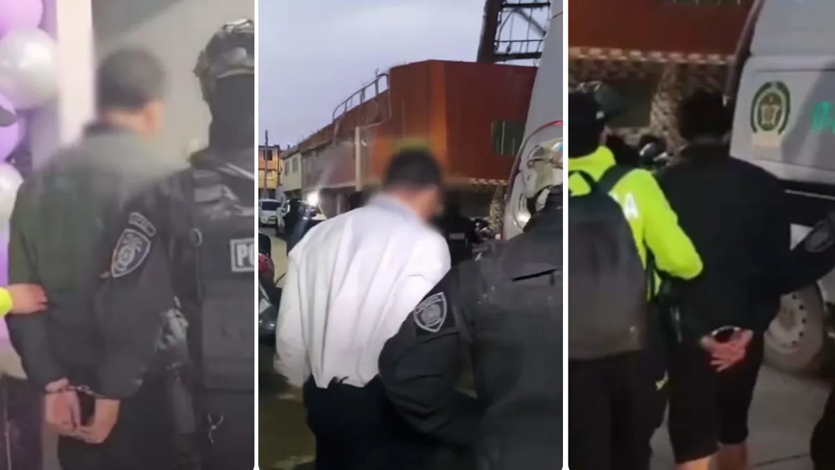 Detienen a 15 miembros del ‘Tren de Aragua’ en Bogotá